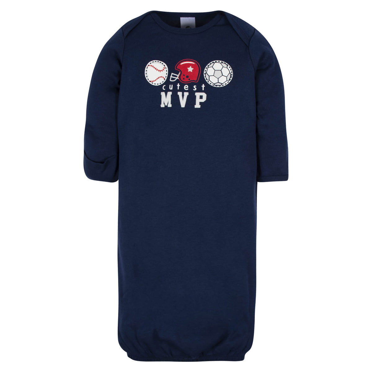 4-Pack Baby Boys Sports Gowns