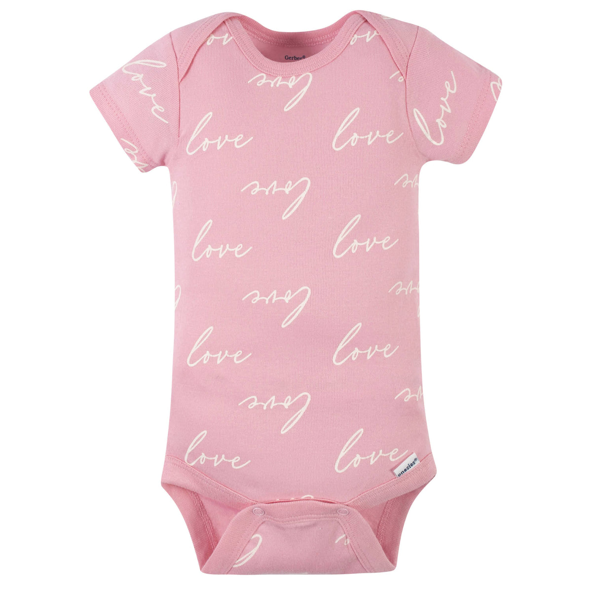 4-Pack Baby Girls Bunny Ballerina Short Sleeve Onesies® Bodysuits-Gerber Childrenswear
