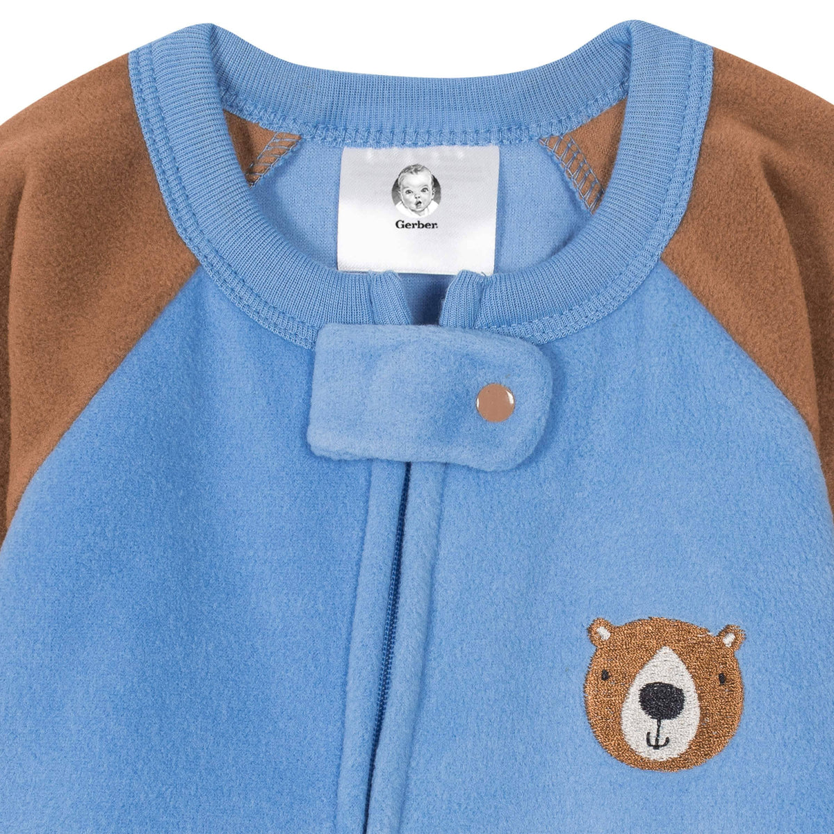 Gerber® 4-Pack Baby Boys Fleece Pajamas-Gerber Childrenswear
