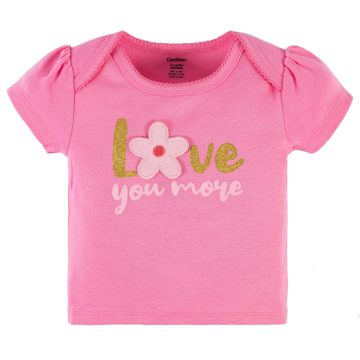 4-Piece Baby Girls Summer Blossom Onesies® Bodysuit, Tee, Skort & Pant Set-Gerber Childrenswear