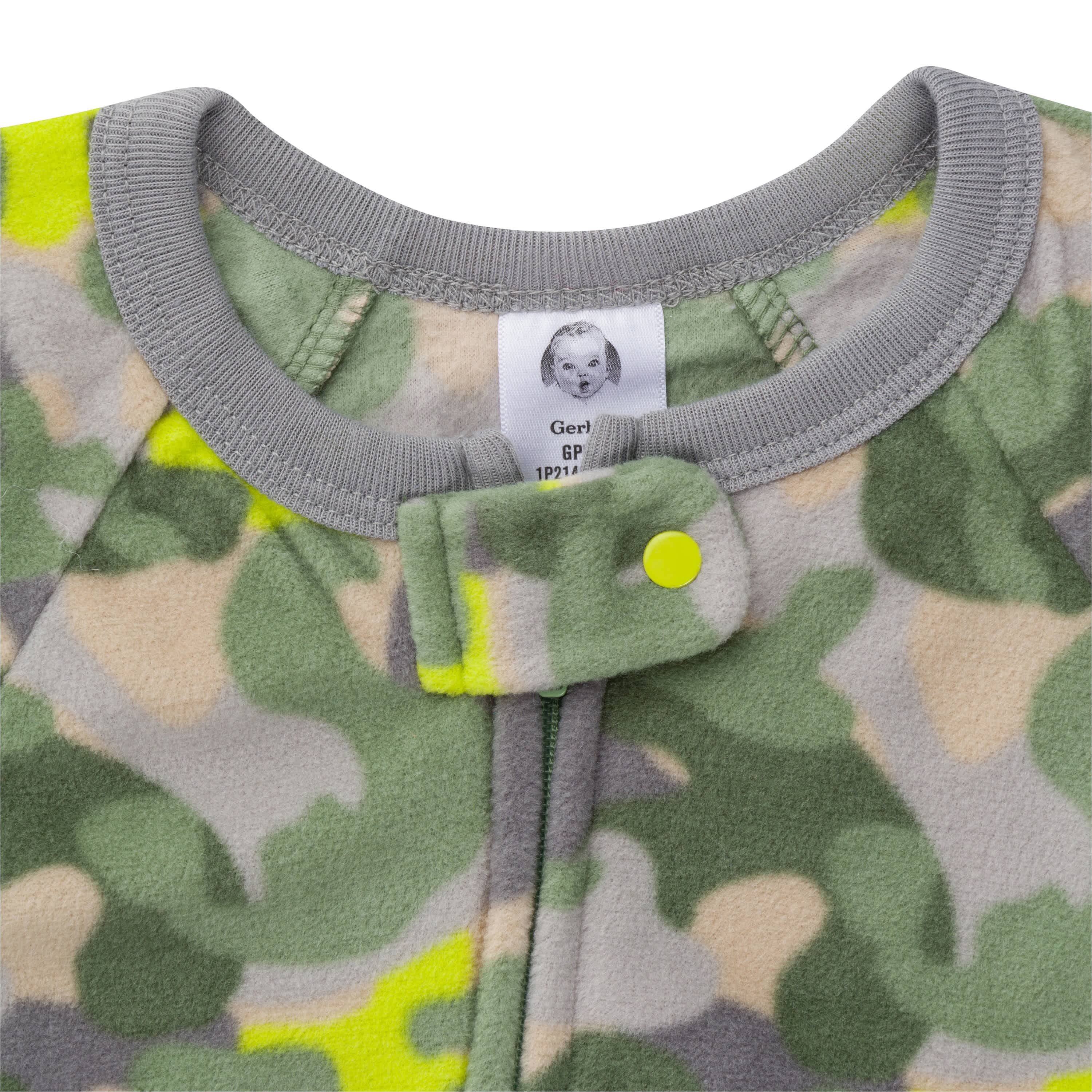 2-Pack Baby & Toddler Boys Camo Fleece Pajamas-Gerber Childrenswear