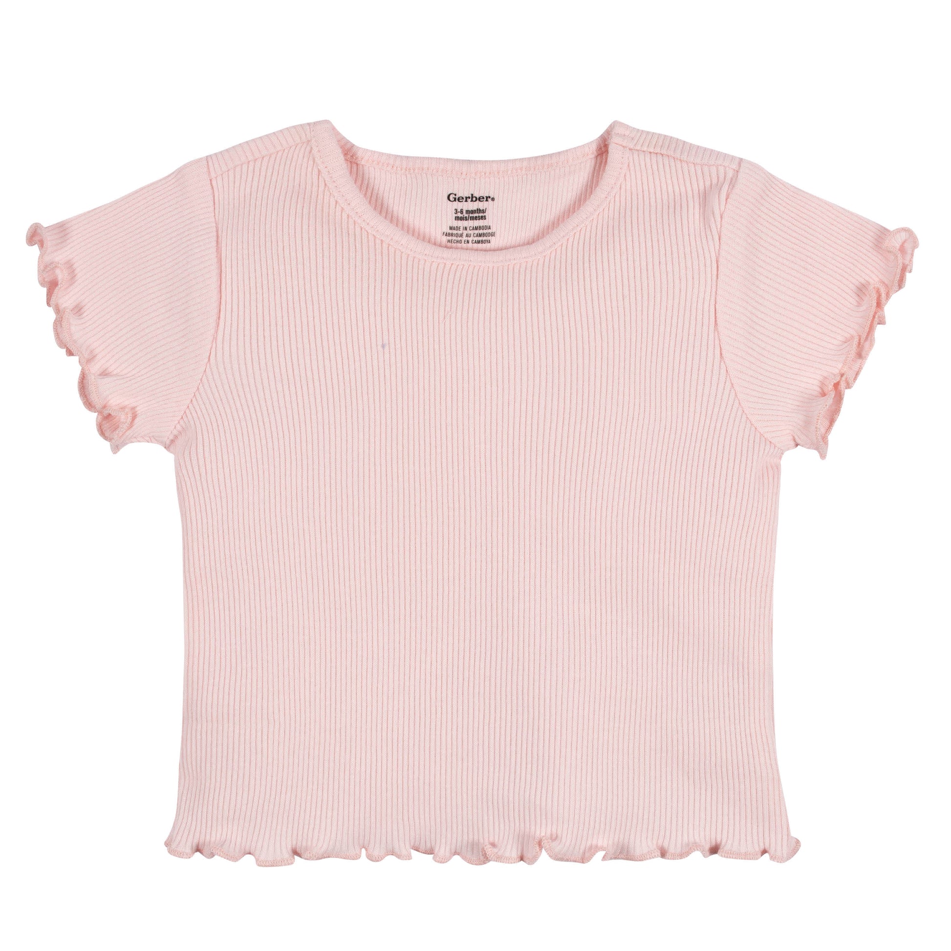 3-Pack Baby & Toddler Girls Sweet Florals Short Sleeve Tees-Gerber Childrenswear