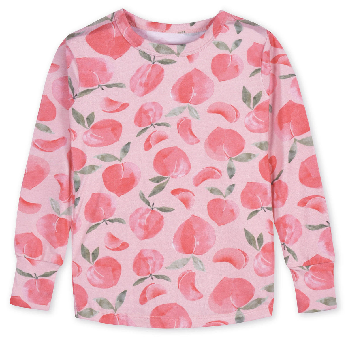 2-Piece Infant & Toddler Girls Just Peachy Buttery-Soft Viscose Made from Eucalyptus Snug Fit Pajamas