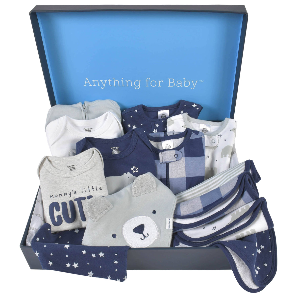 14-Piece Baby Boys Bear Playwear Gift Set-Gerber Childrenswear