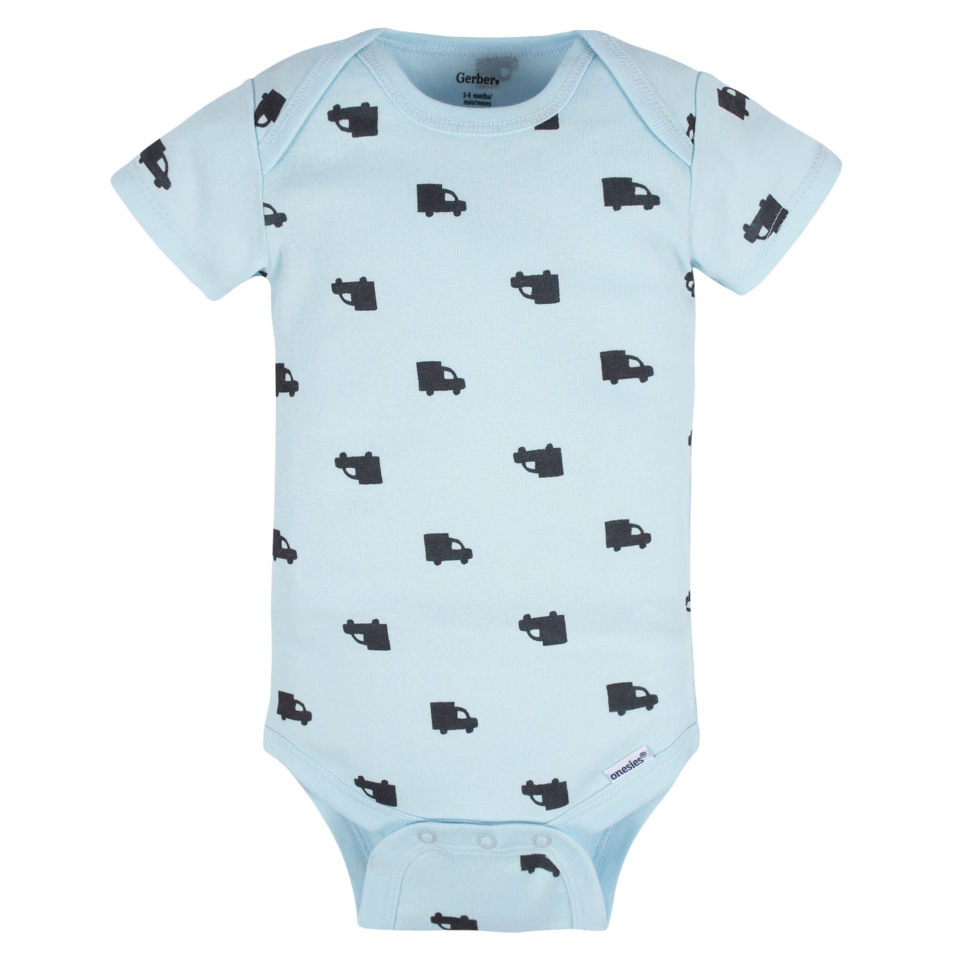 8-Pack Baby Boys Transportation Zone Onesies® Bodysuits