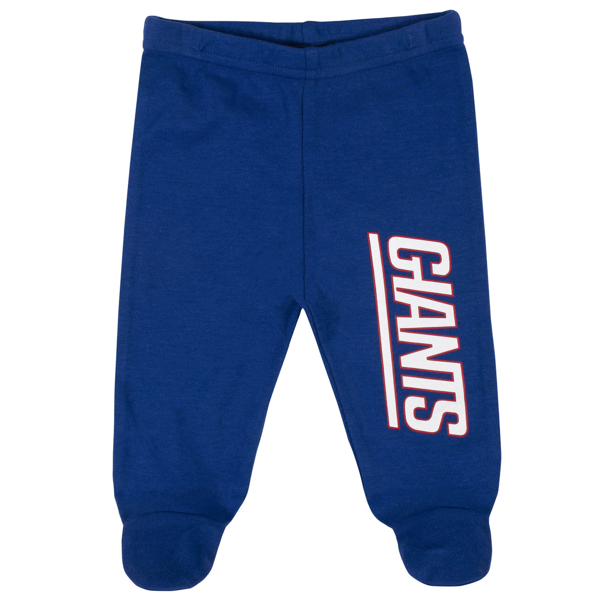 New York Giants 3-Piece Baby Boys Bodysuit, Pant, and Cap Set-Gerber Childrenswear