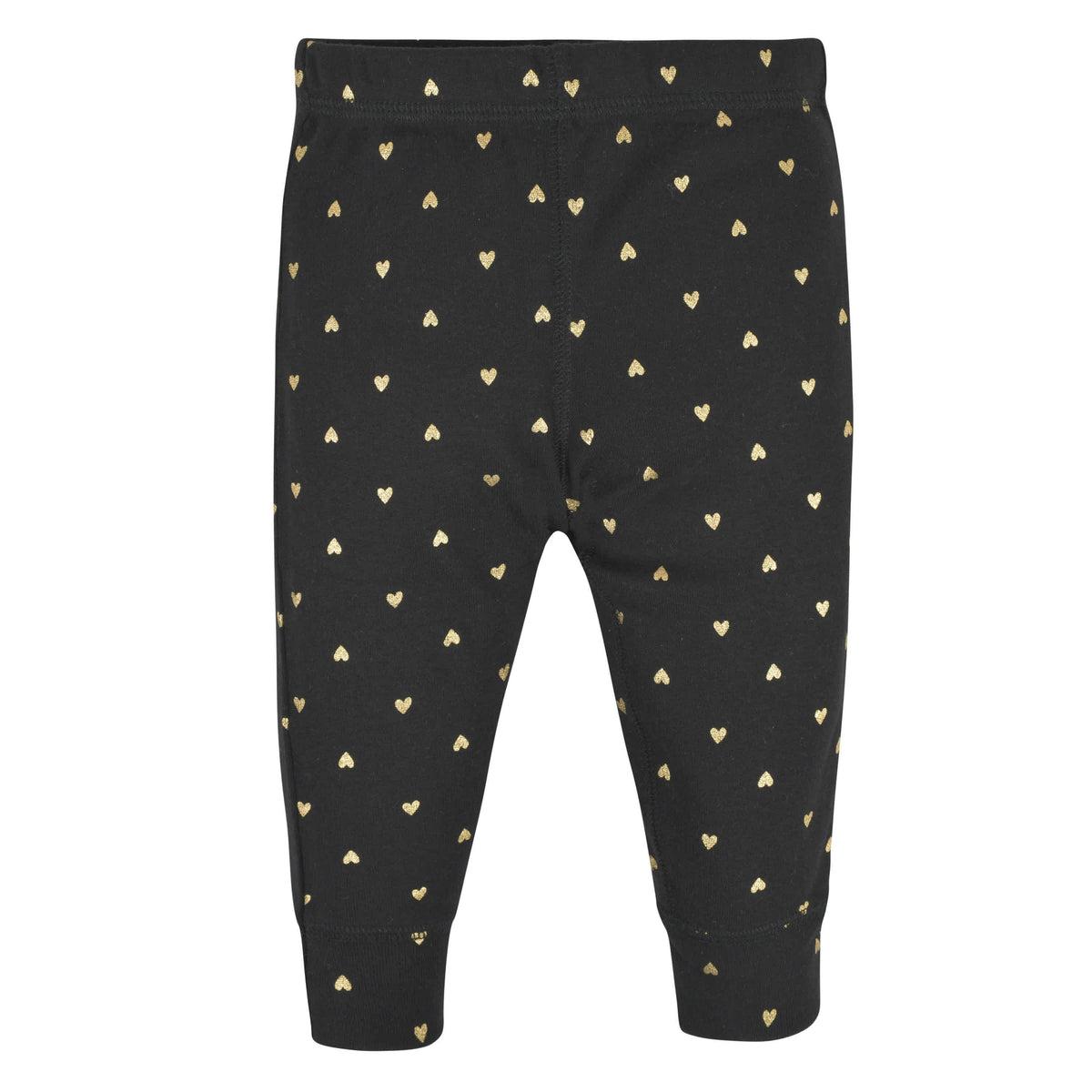 4-Pack Baby Girls Hearts Active Pants-Gerber Childrenswear