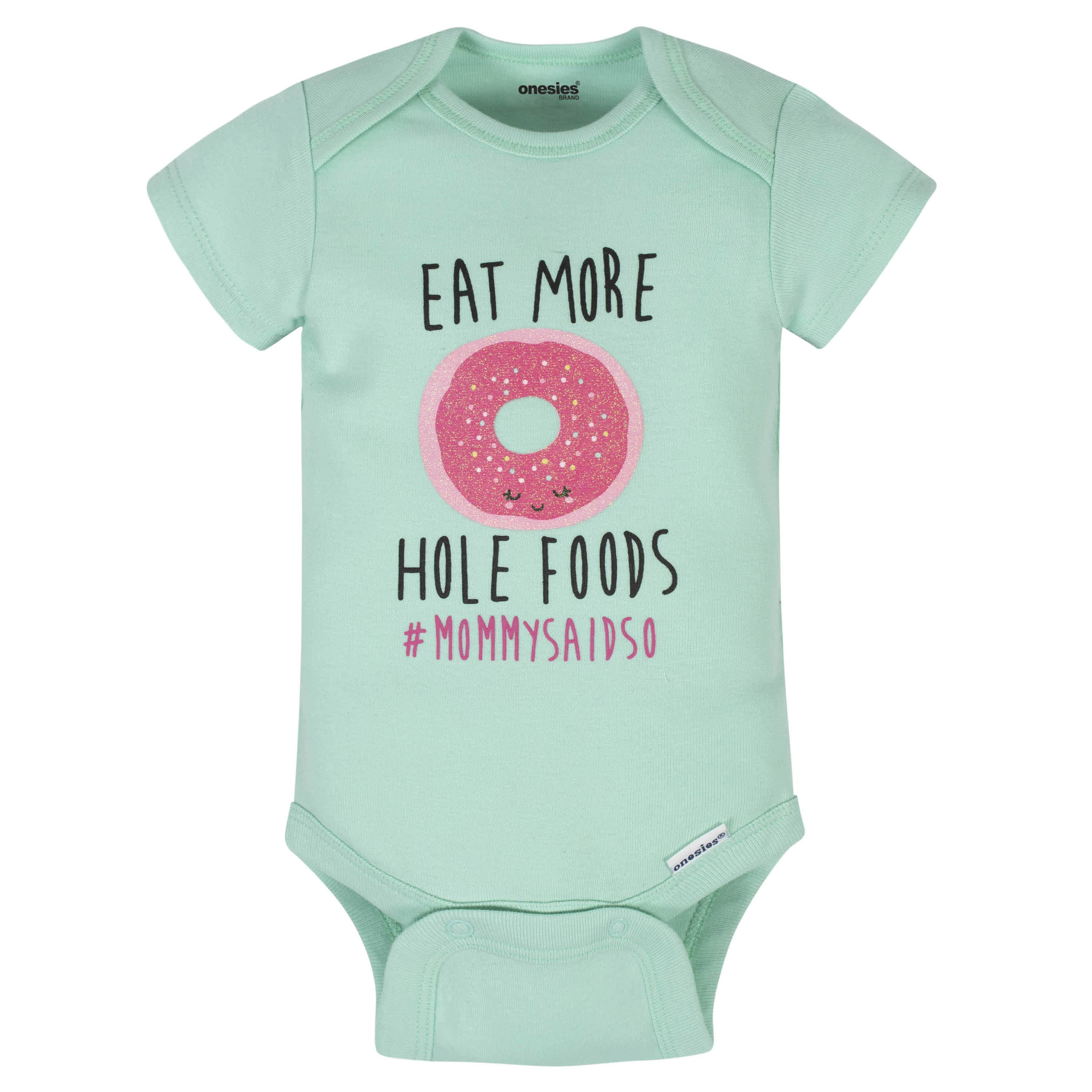 8-Pack Baby Girls Sweet Treats Onesies® Brand Bodysuits-Gerber Childrenswear