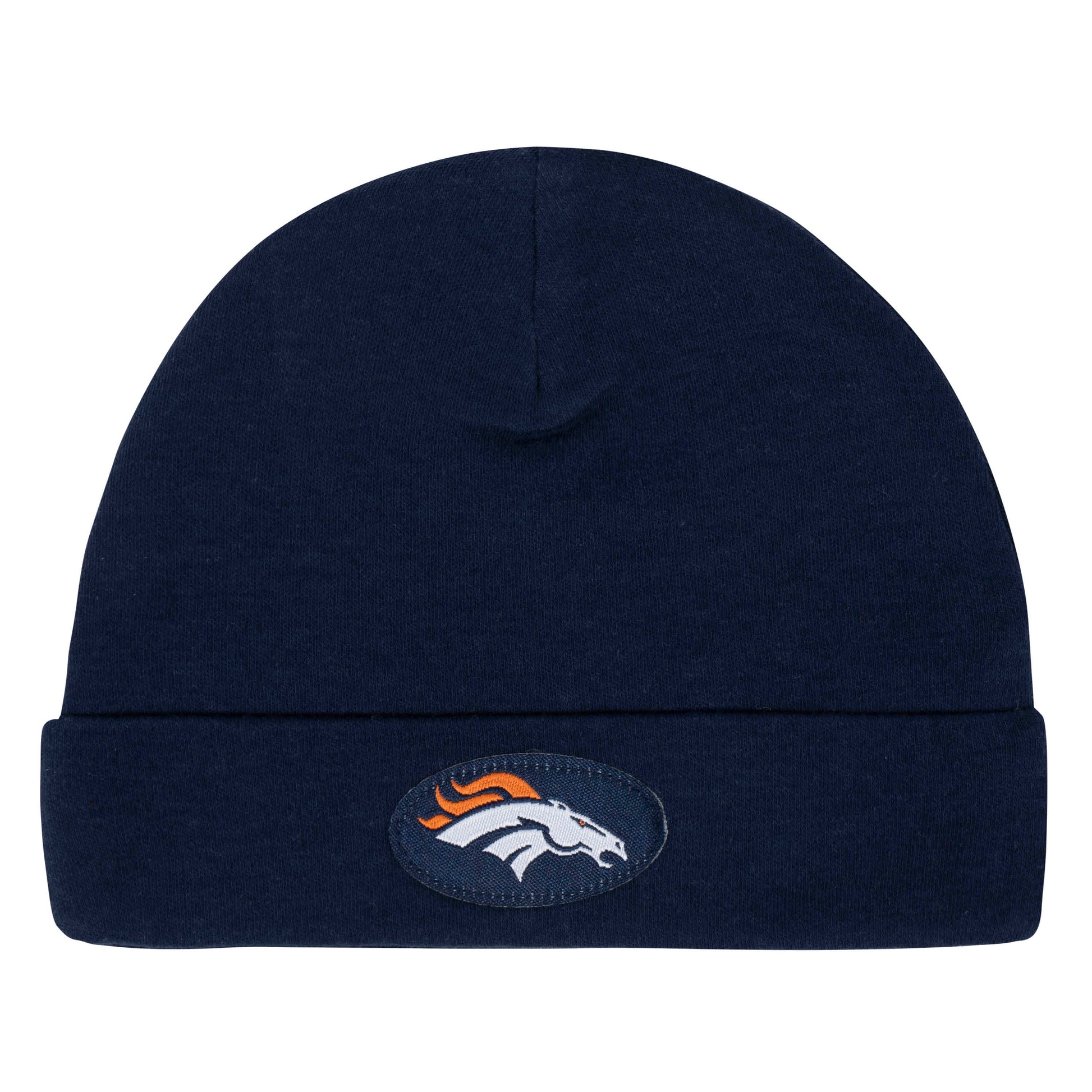 Denver Broncos 3-Piece Baby Boys Bodysuit, Pant, and Cap Set-Gerber Childrenswear