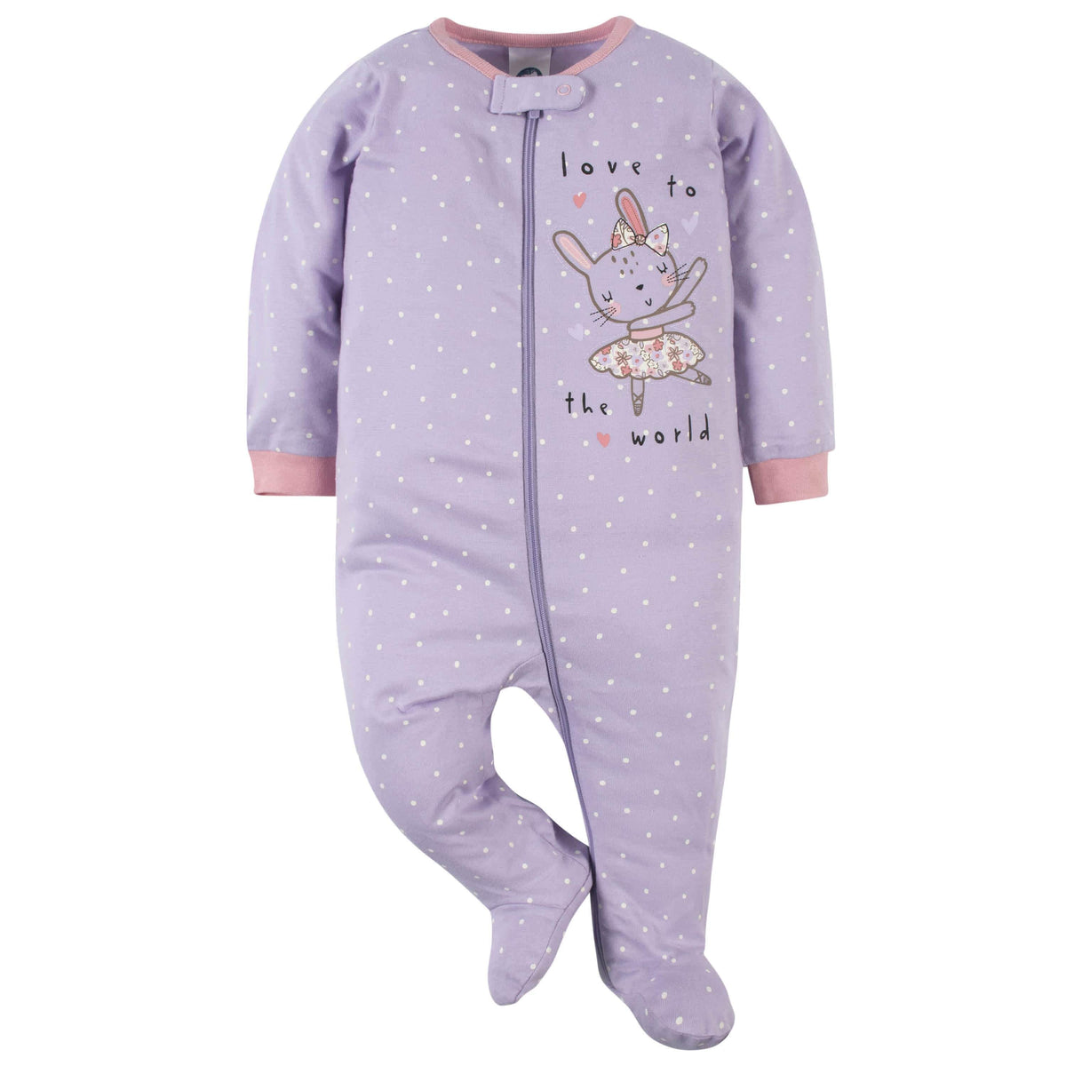 2-Pack Baby Girls Bunny Ballerina Sleep 'n Plays-Gerber Childrenswear