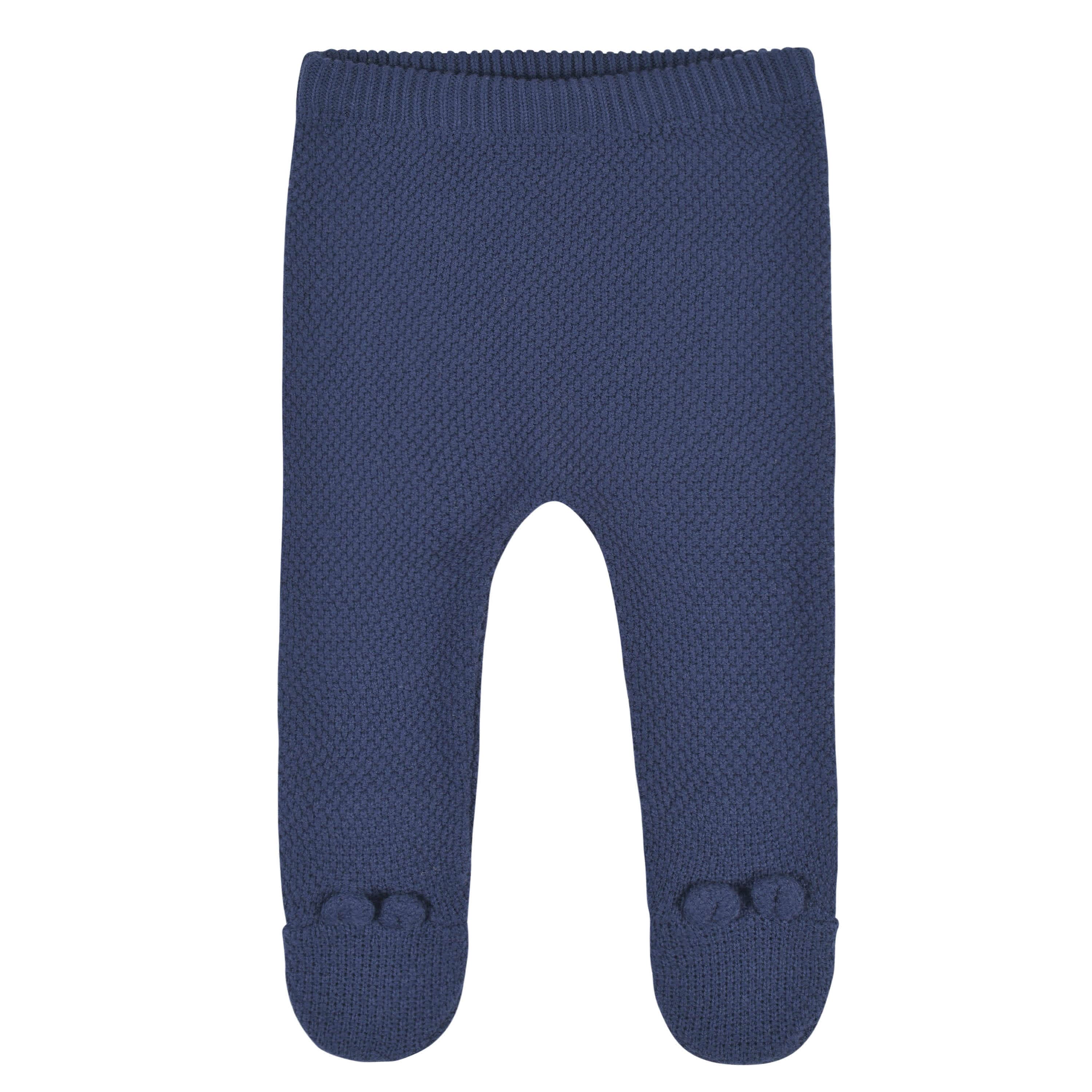 3-Piece Baby Boys Navy Knit Outfit & Blanket Set-Gerber Childrenswear