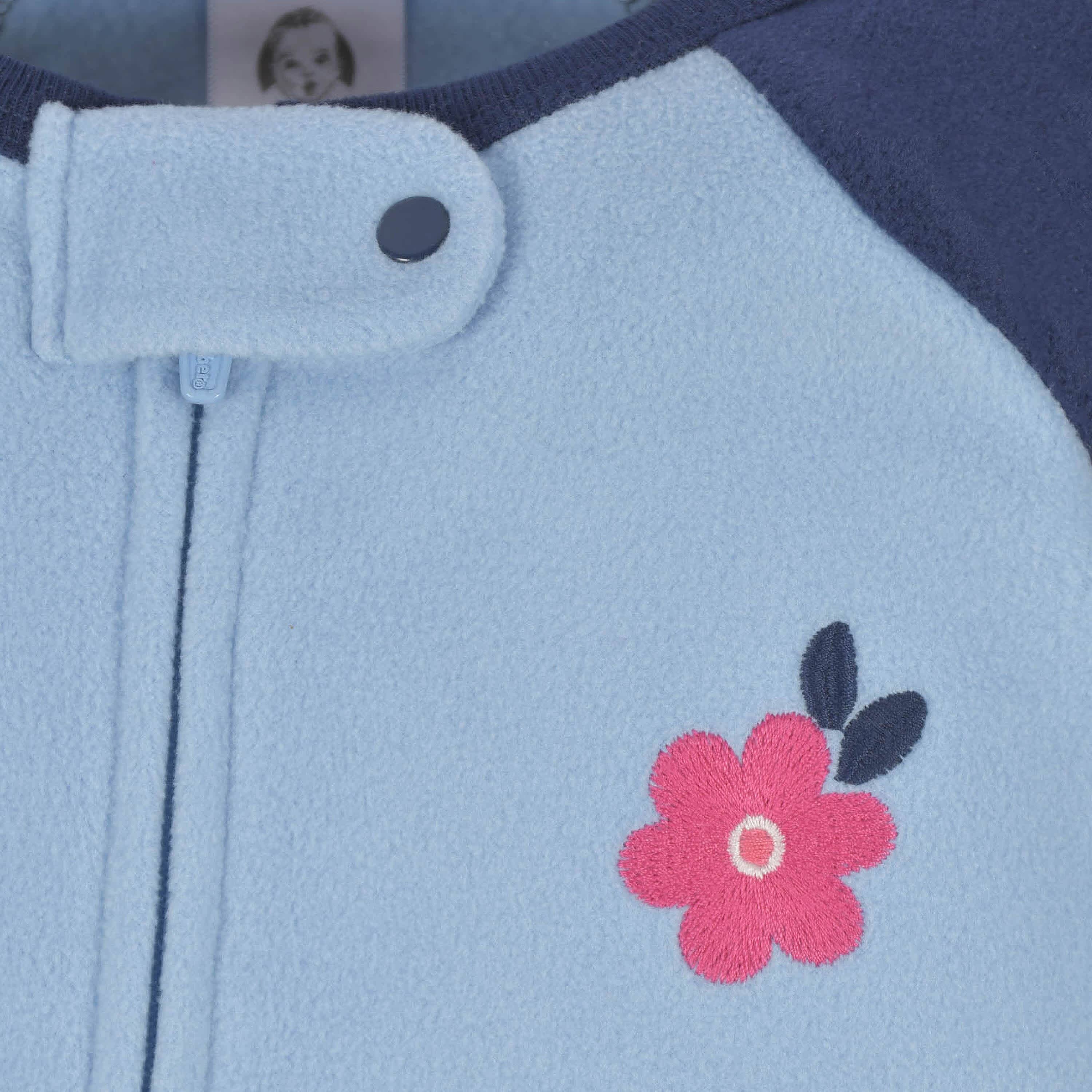2-Pack Baby & Toddler Girls Navy Floral Fleece Pajamas