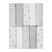 10-Pack Baby Neutral Washcloths-Gerber Childrenswear