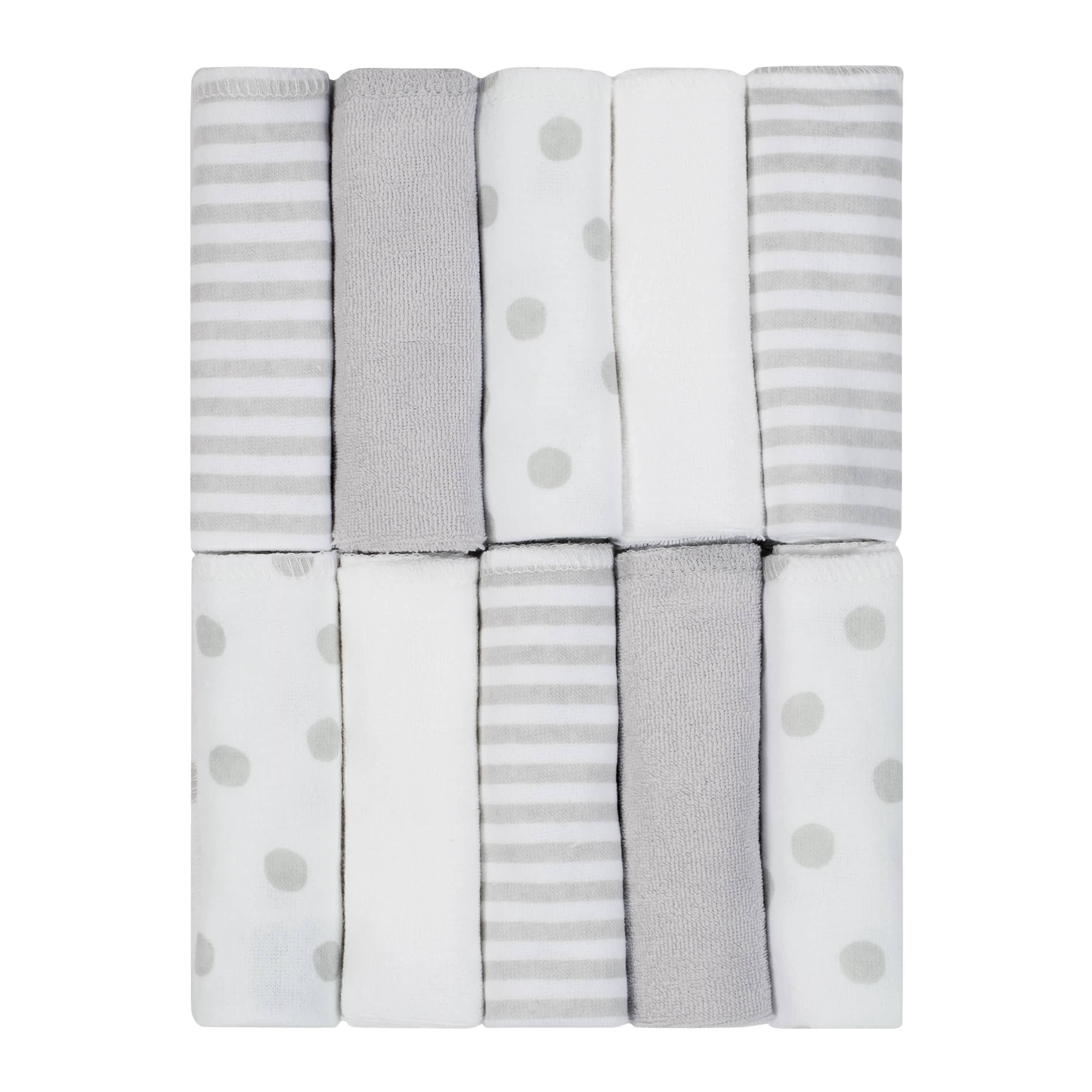 10-Pack Baby Neutral Washcloths-Gerber Childrenswear