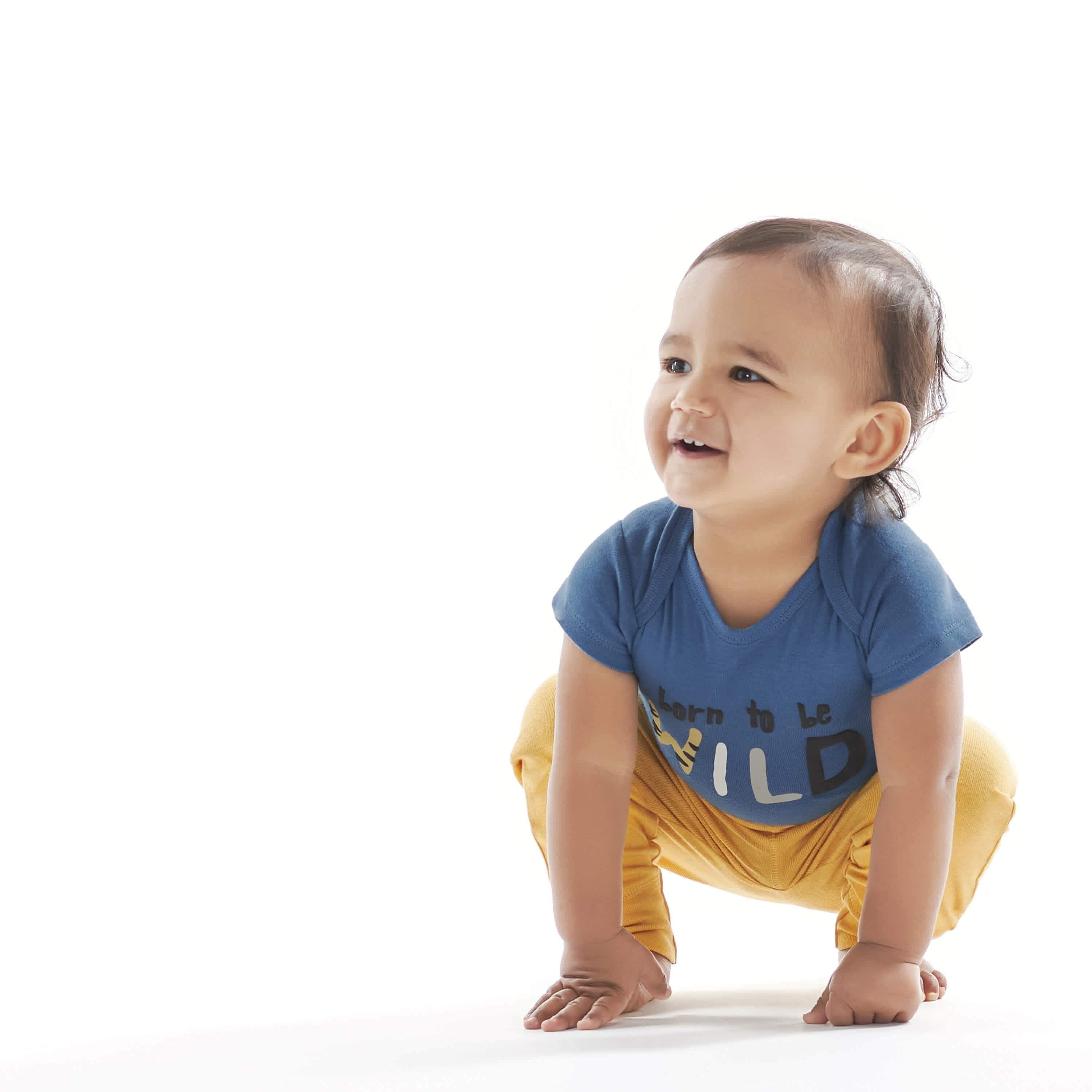 6-Piece Baby Boys Wild Onesies® Brand Bodysuits & Pants Set-Gerber Childrenswear