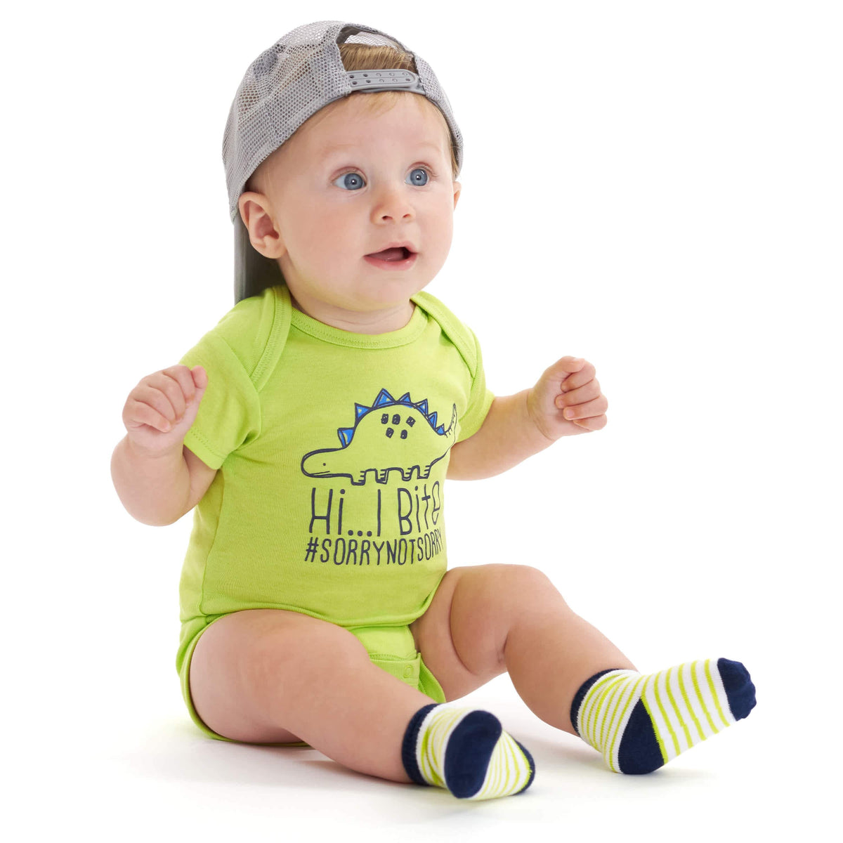 6-Piece Baby Boys Dino Onesies® Brand Bodysuits & Pants Set-Gerber Childrenswear