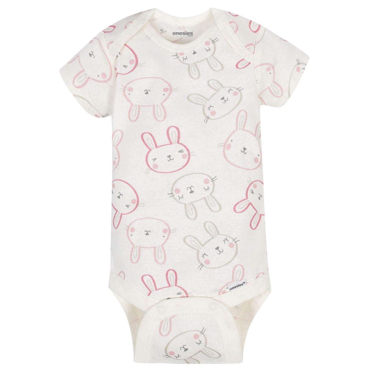 6-Piece Baby Girls Bunny Onesies® Brand Bodysuits & Pants Set-Gerber Childrenswear