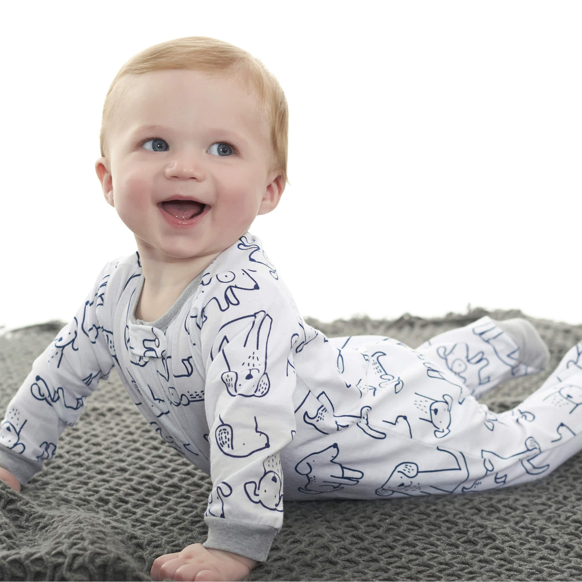6-Piece Baby Boys Dog Onesies® Brand Bodysuits & Sleep 'n Plays Set-Gerber Childrenswear