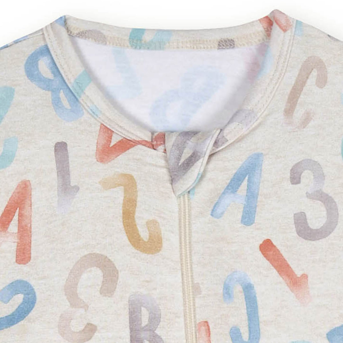 Baby & Toddler ABC Buttery-Soft Viscose Made from Eucalyptus Snug Fit Footed Pajamas