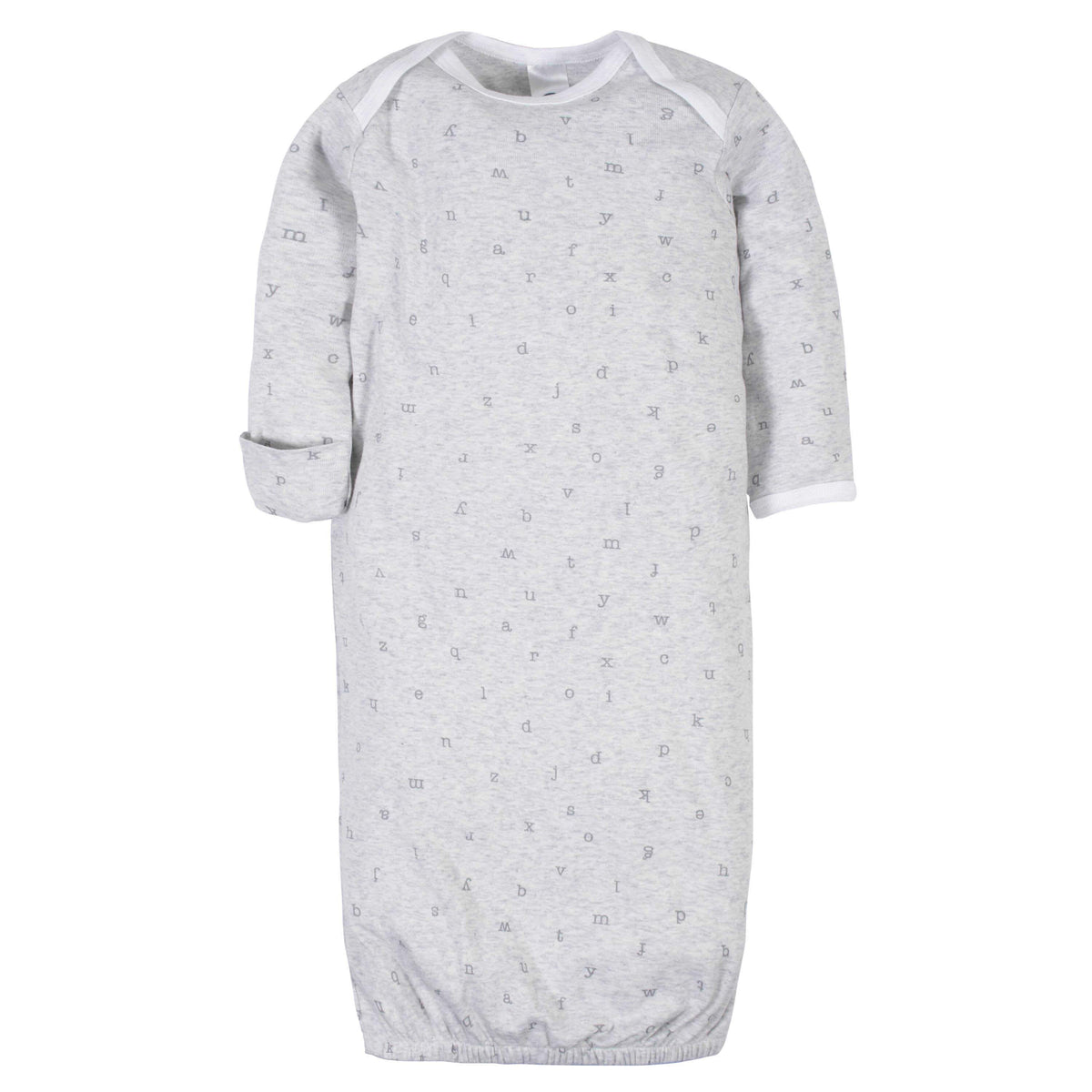 Gerber® 4-Pack Baby Neutral Words Gowns (Preemie)-Gerber Childrenswear