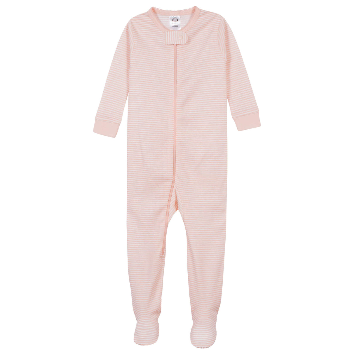 2-Pack Baby & Toddler Girls Love Snug Fit Footed Cotton Pajamas-Gerber Childrenswear