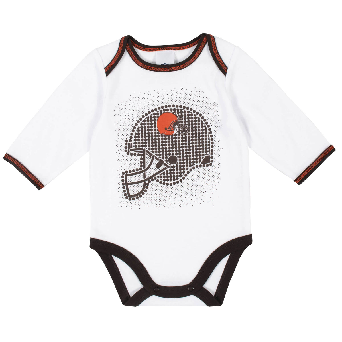 Cleveland Browns 3-Piece Baby Boys Bodysuit, Pant, and Cap Set-Gerber Childrenswear