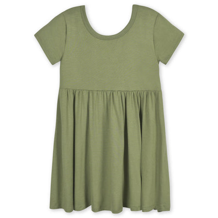 Infant & Toddler Girls Moss Buttery Soft Viscose Made from Eucalyptus Twirl Dress