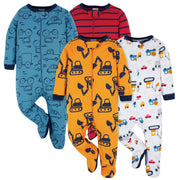 4-Pack Baby Boys Construction Zone Sleep 'N Plays
