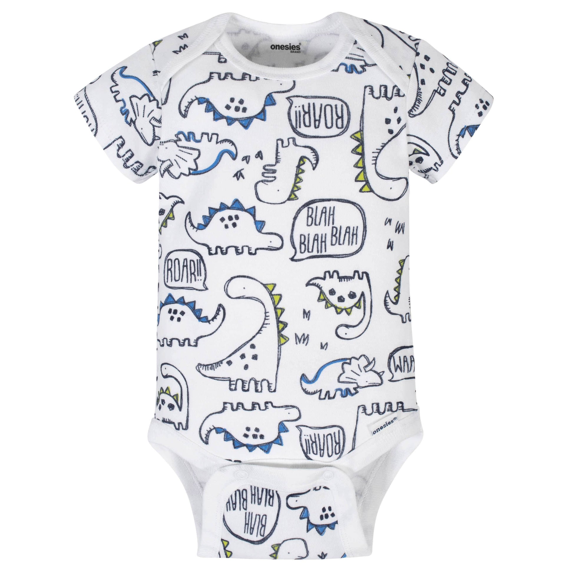 6-Piece Baby Boys Dino Onesies® Brand Bodysuits & Pants Set-Gerber Childrenswear