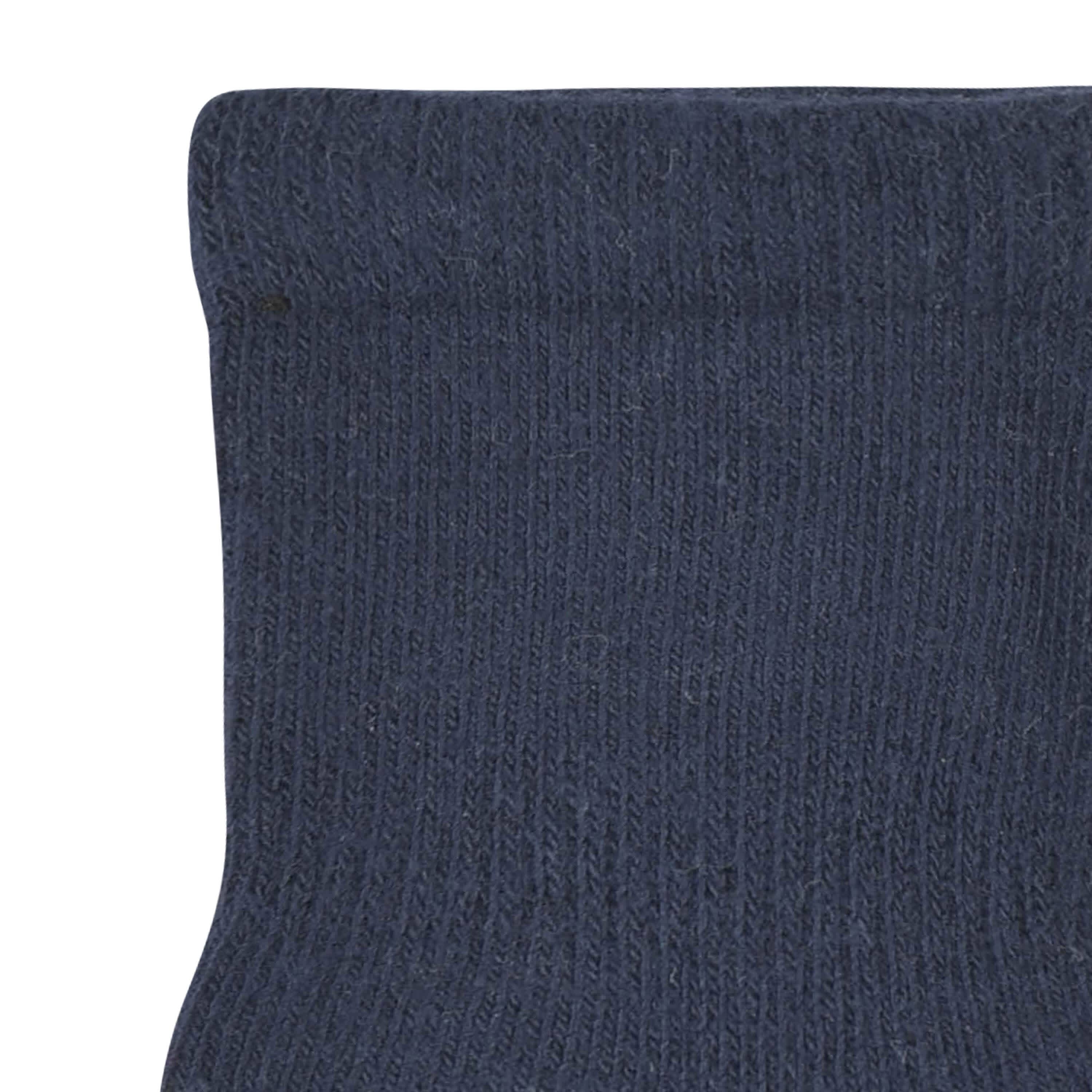 8-Pack Baby & Toddler Navy Wiggle-Proof™ Jersey Crew Socks-Gerber Childrenswear