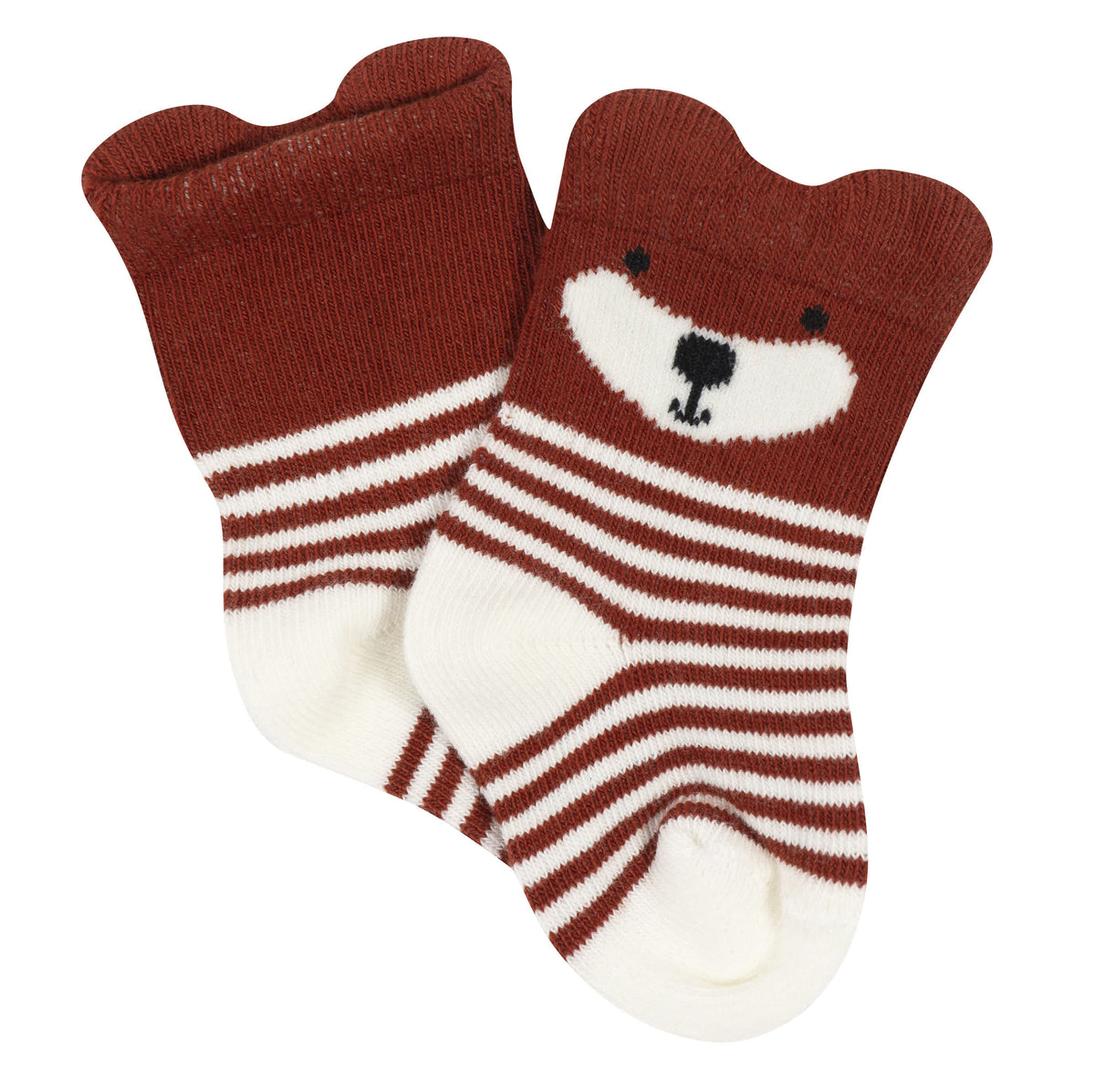 6-Pack Baby Boys Fox Wiggle-Proof™ Socks-Gerber Childrenswear