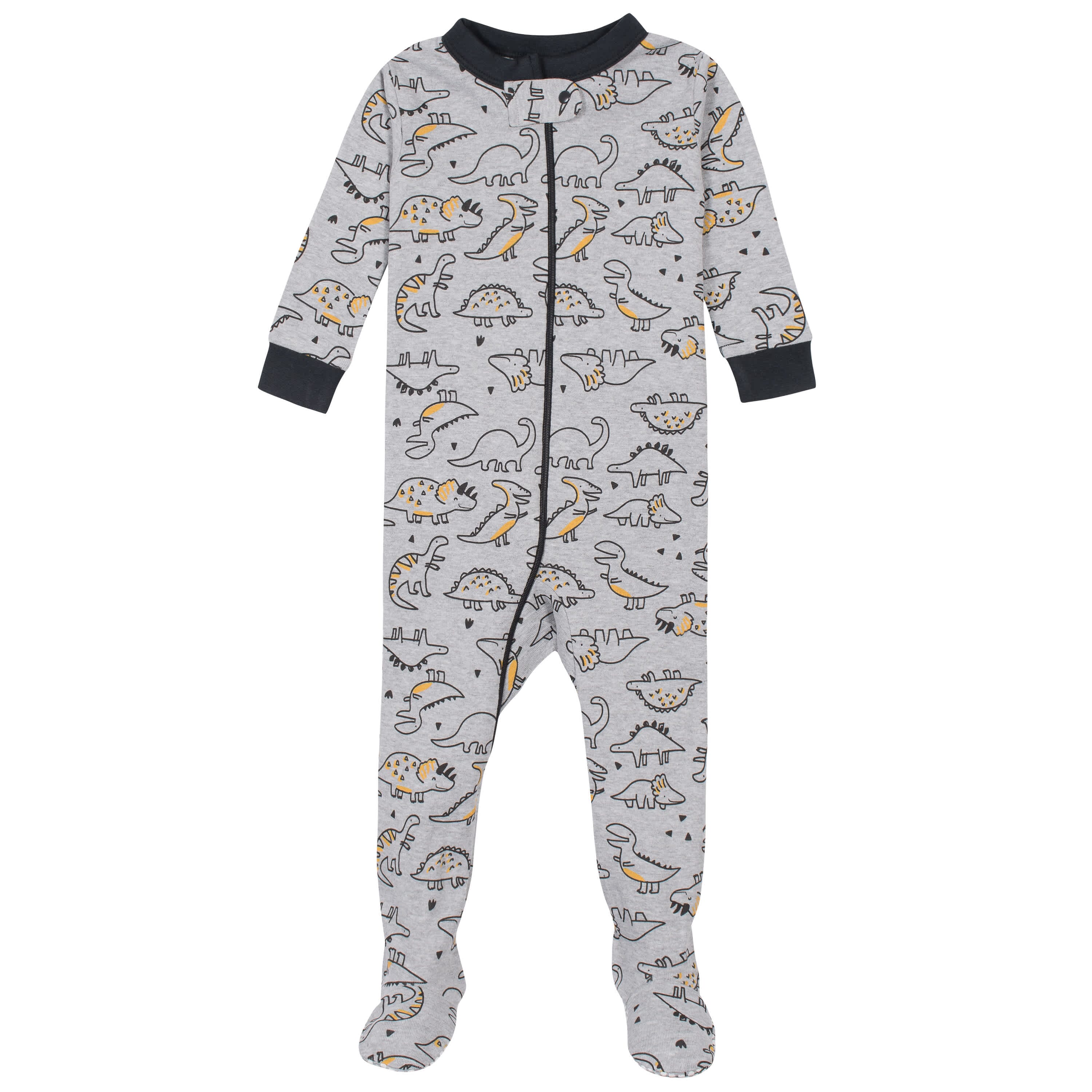 2-Pack Baby & Toddler Boys Dino Snug Fit Footed Cotton Pajamas-Gerber Childrenswear