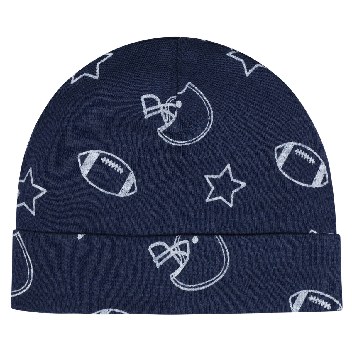 8-Piece Baby Boys Sports No Scratch Mittens & Caps Set