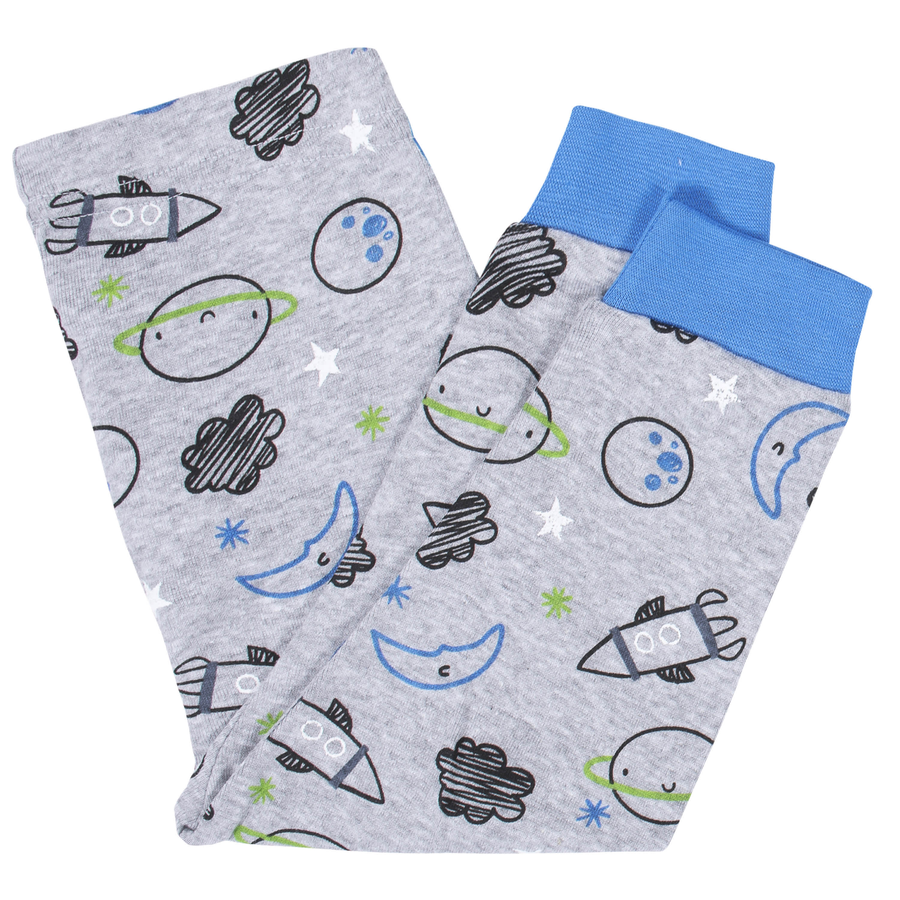 4-Piece Baby & Toddler Boys Space Snug Fit Cotton Pajamas-Gerber Childrenswear