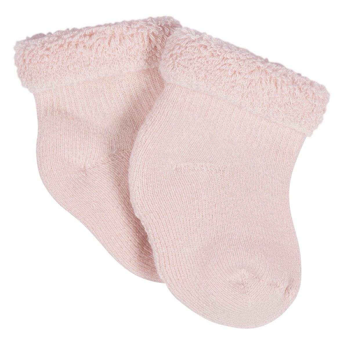 12-Pack Baby Girls Golden Floral Terry Wiggle Proof® Socks