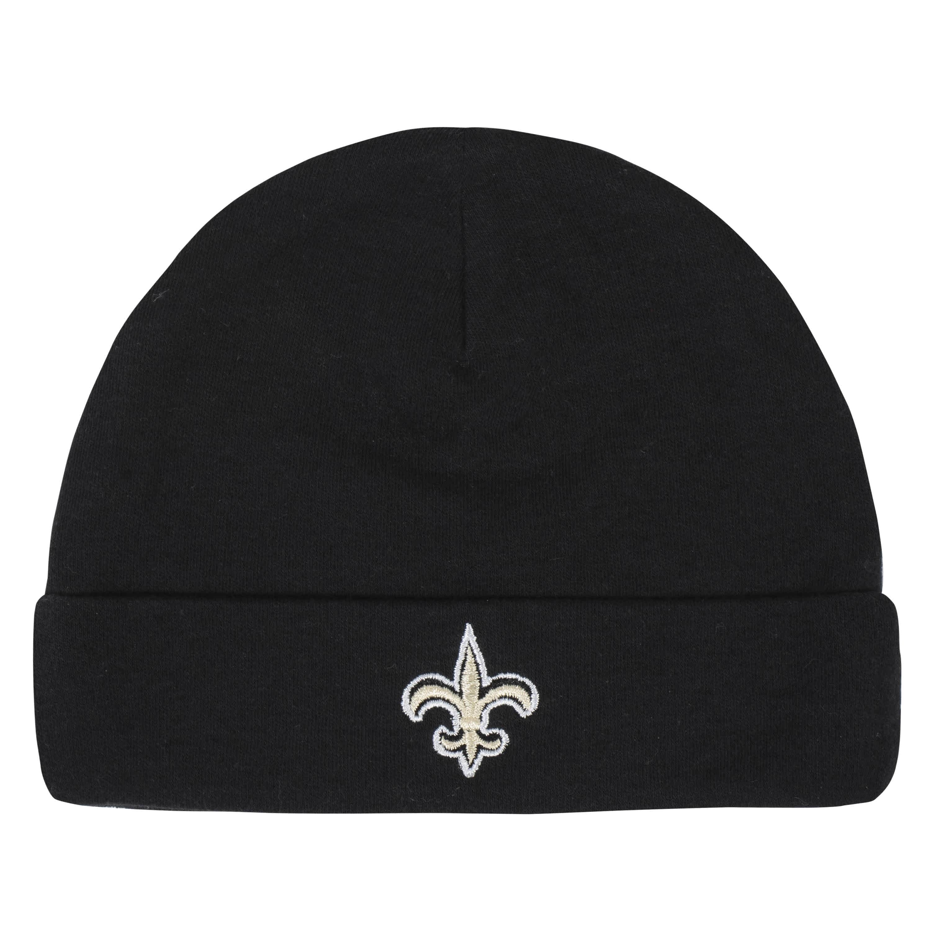 New Orleans Saints 3-Piece Baby Boys Bodysuit, Pant, and Cap Set-Gerber Childrenswear