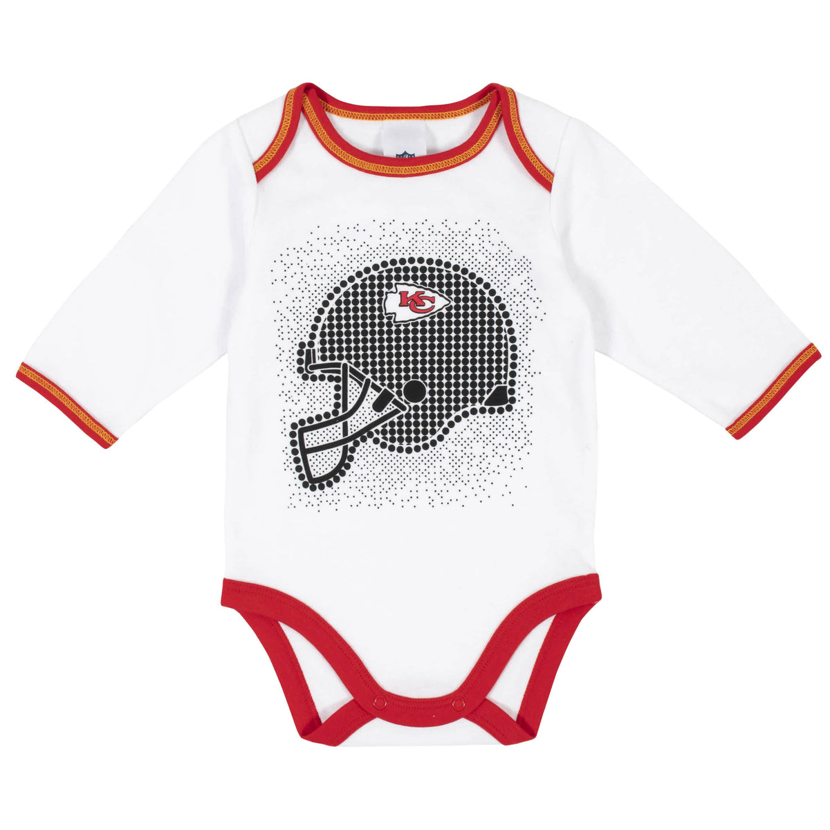 Kansas City Chiefs 3-Piece Baby Boys Bodysuit, Pant, and Cap Set-Gerber Childrenswear