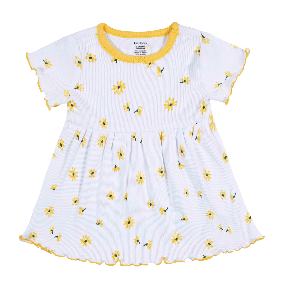 2-Pack Baby & Toddler Girls Picnic Day Dreams Short Sleeve Cotton Dresses-Gerber Childrenswear