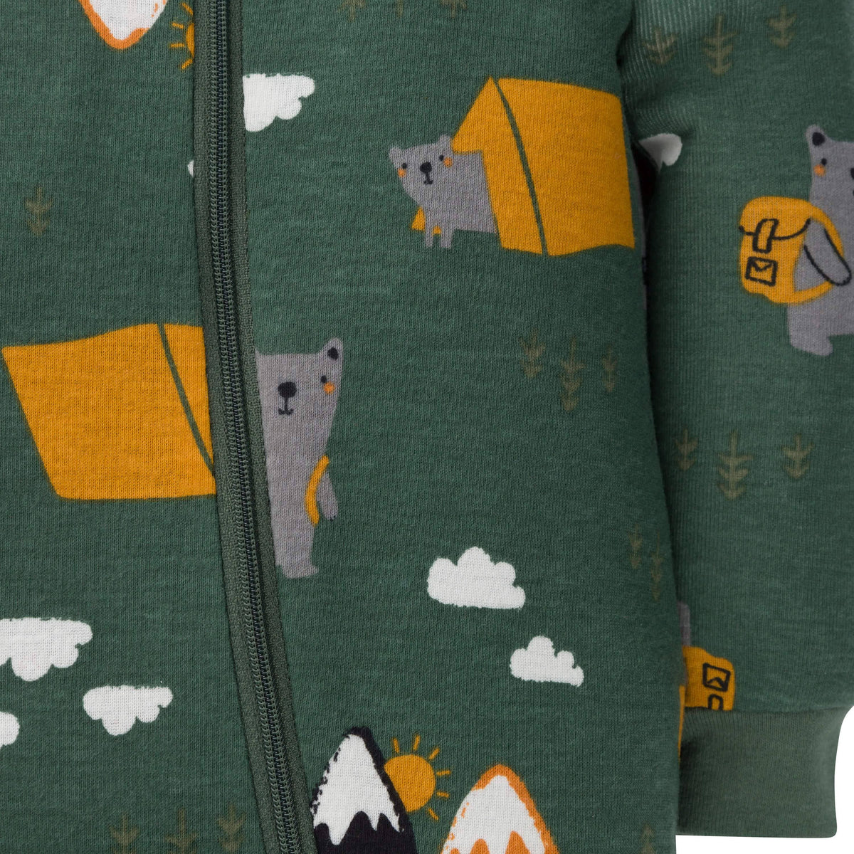 2-Pack Baby & Toddler Boys Camping Snug Fit Footed Cotton Pajamas-Gerber Childrenswear