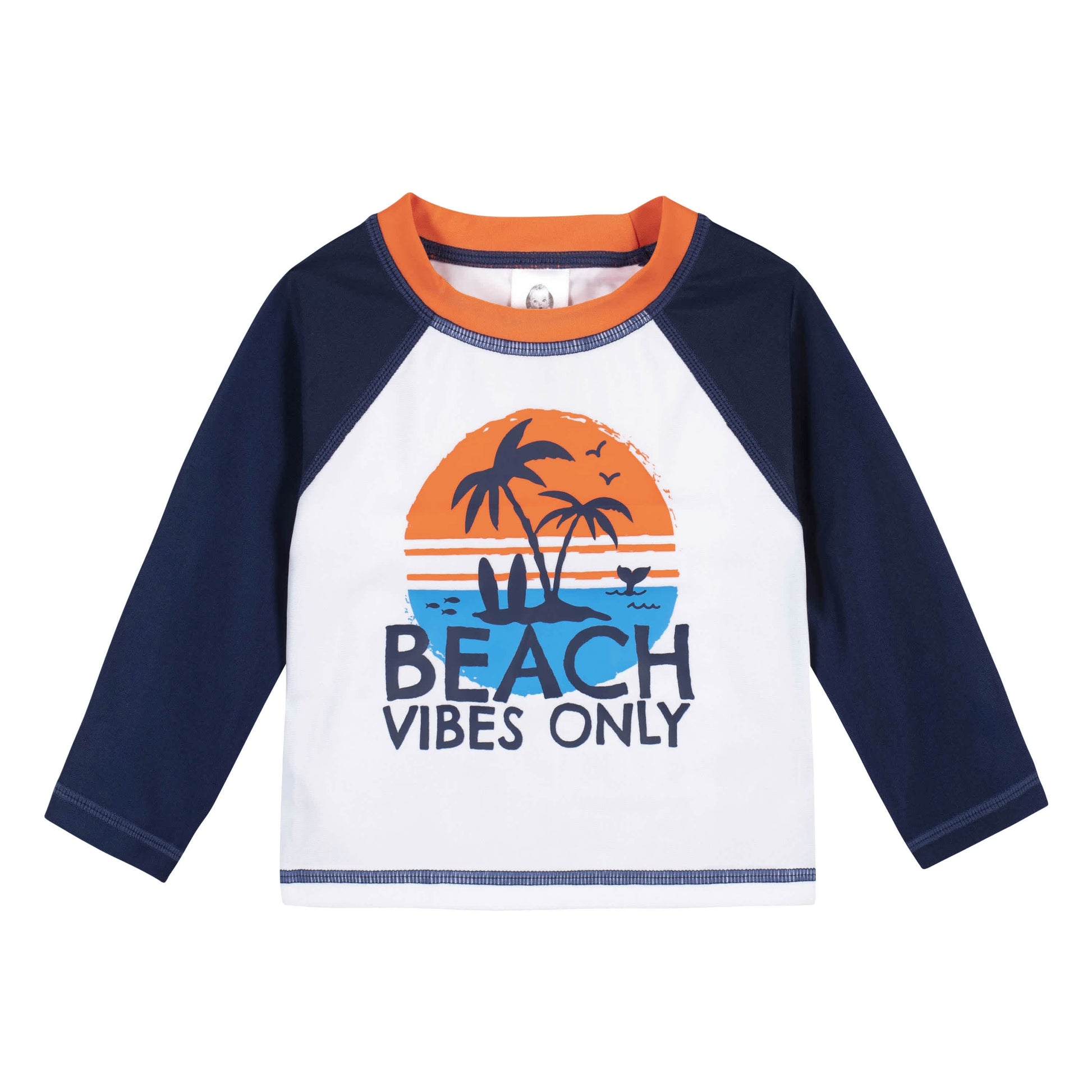 2-Piece Baby & Toddler Boys Vacation Vibes Rash Guard & Swim Trunks Set-Gerber Childrenswear