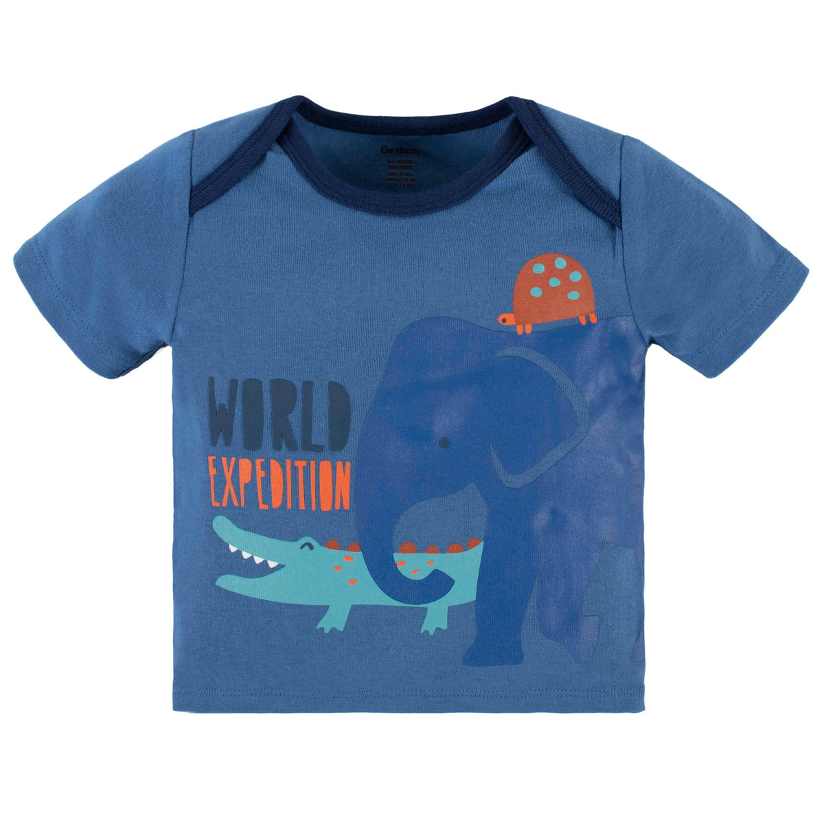4-Piece Baby Boys Wild & Free Onesies® Bodysuit, Tee, Shorts & Pant Set-Gerber Childrenswear