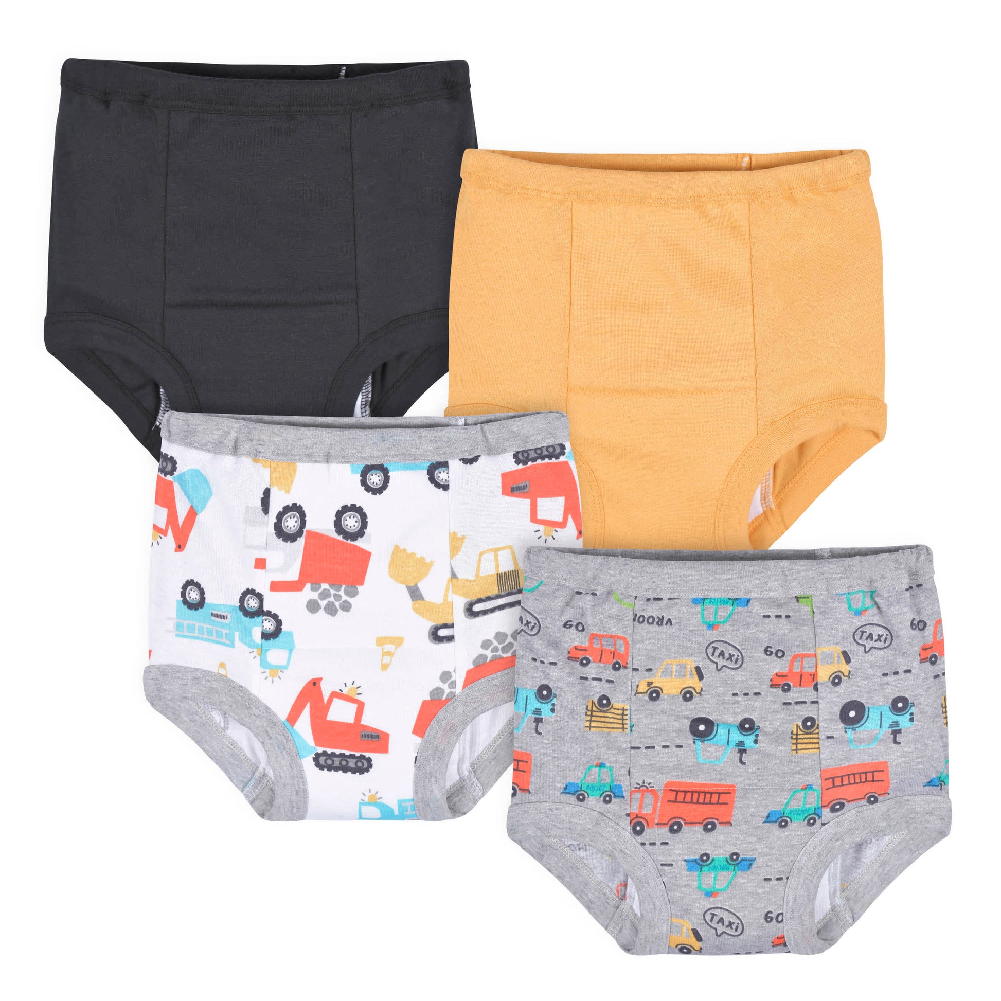 4-Pack Toddler Boys Trucks & Cars Training Pants
