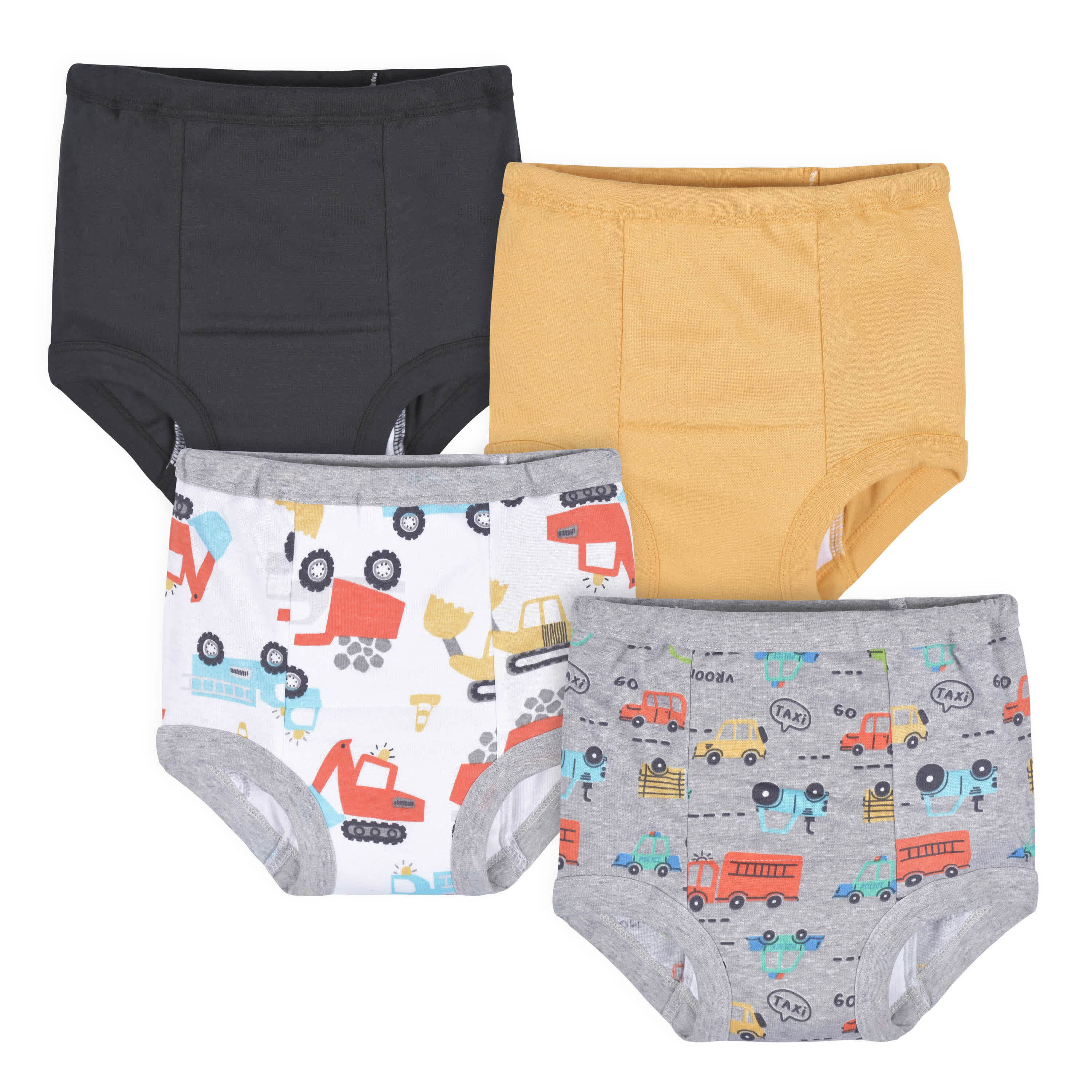 4-Pack Toddler Boys Trucks & Cars Training Pants