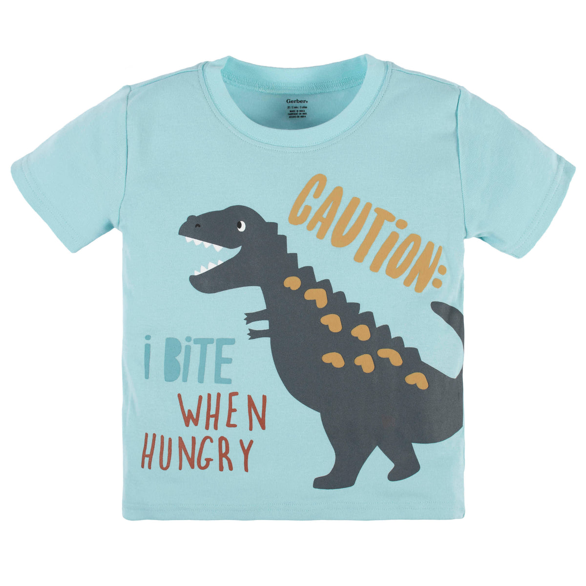 4-Piece Infant & Toddler Boys Dino Blues Tees, Shorts & Pants Set