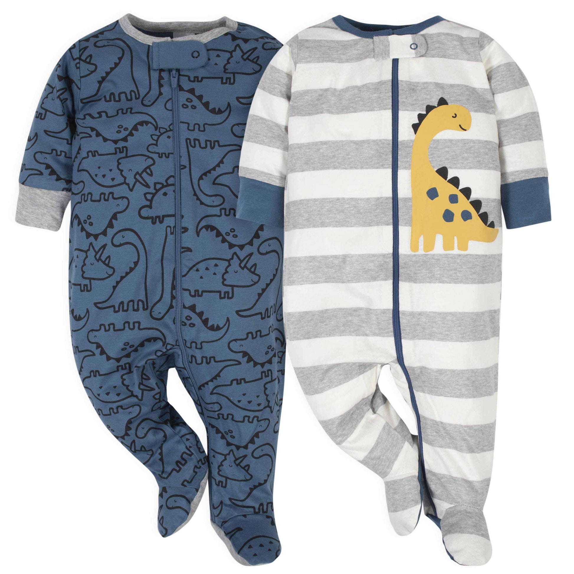 Gerber® 2-Pack Baby Boys Dinosaur Sleep N' Plays-Gerber Childrenswear
