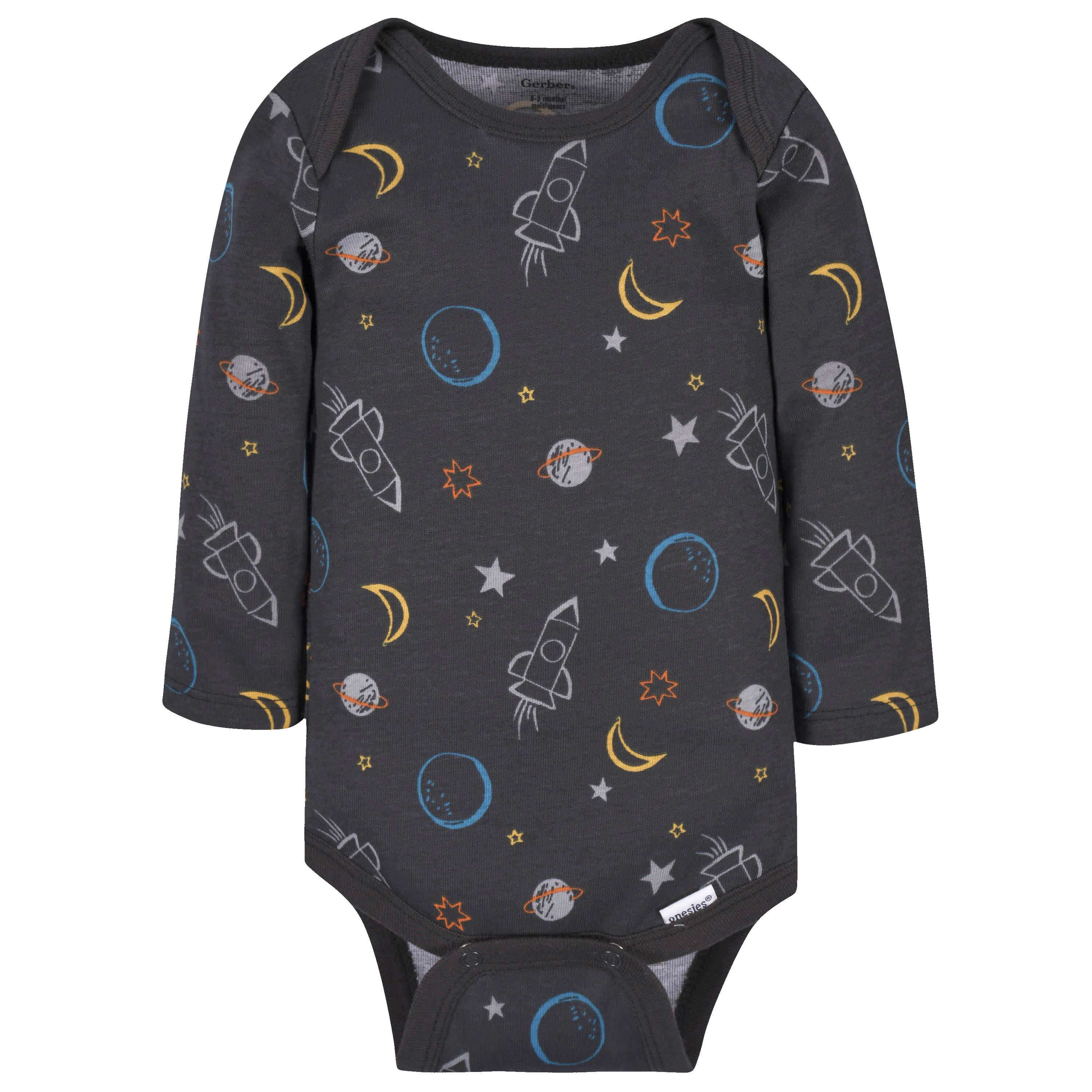 3-Pack Baby Boys Big Journeys Ahead Long Sleeve Onesies® Bodysuits