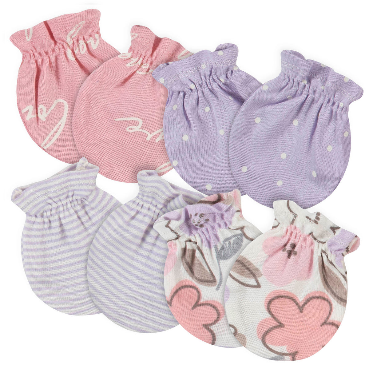 16-Piece Baby Girls Bunny Ballerina Gown, Mitten, Cap, & Sock Set-Gerber Childrenswear