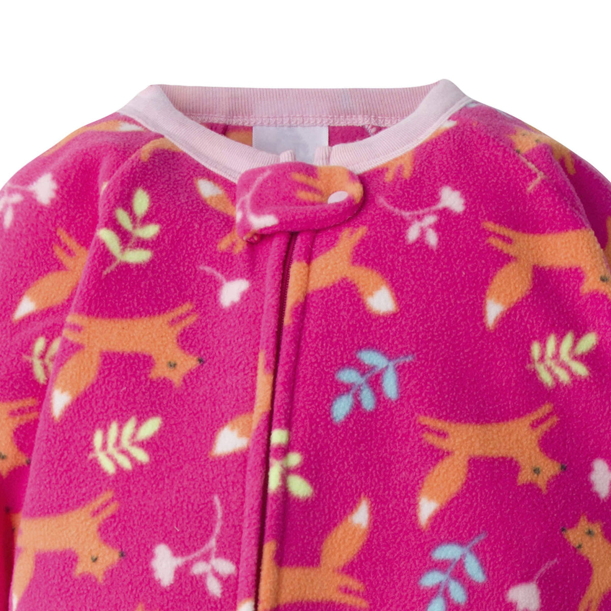 2-Pack Baby & Toddler Girls Fox Fleece Pajamas-Gerber Childrenswear