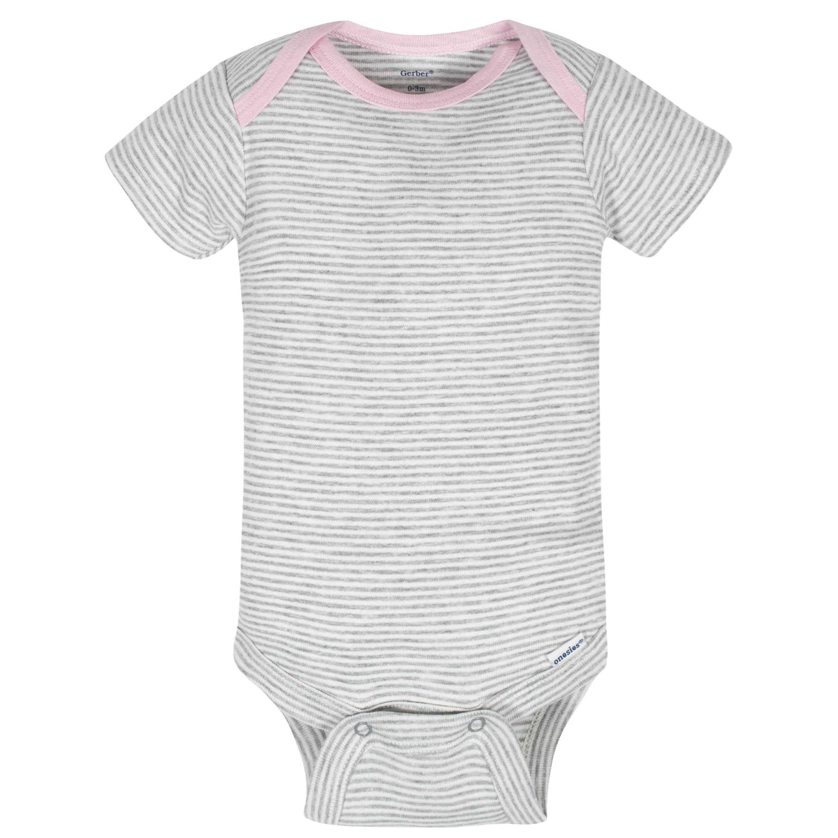 8-Pack Baby Girls Princess Short Sleeve Onesies® Bodysuits-Gerber Childrenswear