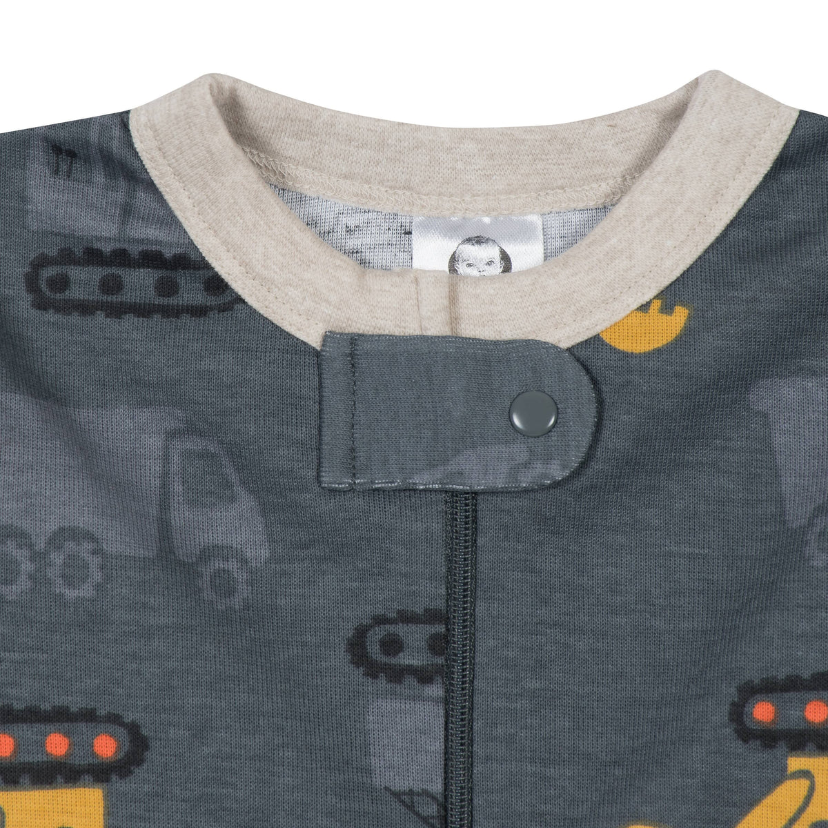 4-Pack Baby & Toddler Boys Bears & Construction Trucks Snug Fit Footed Cotton Pajamas-Gerber Childrenswear
